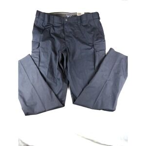 5.11 Tactical Series Pants Mens 46‎ Black Unhemmed Cargo Ripstop Utility Work